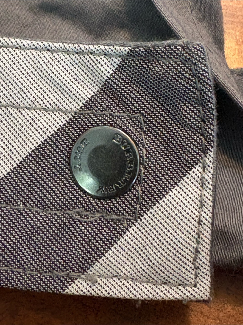 Burberry Brit Slate Gray Shirt Dress - Picture 4 of 7